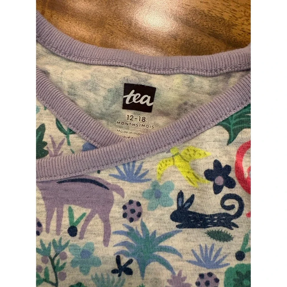 Tea Collection Long Sleeve Rompers, size 12-18 months